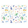 RSRDDY disposable placemats, baby table mats, waterproof, children, students, toddlers table mats, tablecloths, water-absorbent eating rectangle, value-for-money combination pack, 20 pieces of placemats + 20 pieces of bibs (little rabbit + elephant