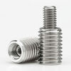 Stainless steel screw nut set with internal and external threads M2-M12 304 connector conversion nut thread protective sleeve inner diameter * outer diameter M2 * M4 8 pieces height 10 mm
