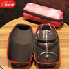 Yingtang Auspicious Lion Dance Red Wine Glass Storage Bag Can Hold Zalto and Sy Burgundy Cups Portable Goblet Protection Case The inner size of the auspicious bag is 27.5x13cm, which can hold zalto/