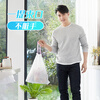 Miaojie drawstring garbage bags black 45*50cm 100 pieces single side 1.0 wire point break medium size kitchen use