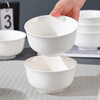 4 bowls ceramic bowls, plates, tableware, underglaze color plates, household high-looking rice bowls, ins-style dinner plates, 4 pcs of Admiralty 4.5-inch bowls