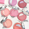 3ce Glowing Blush Highlight Disc Matte Highlight 2-in-1 Puffy Color Atmosphere Color Skin-fitting, Delicate, Long-lasting and Versatile #SLICK Cherry Blossoms in the Rain Main Recommended Color
