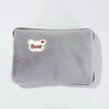 Cute double-hand fleece bear hot water bottle warm baby dormitory student hand warmer bag portable thermal insulation long-lasting thermal insulation double-sided warm velvet explosion-proof charging NS4 creative accessories pink water and electricity separation-double-sided warm velvet
