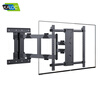 KALOC TV wall-mounted bracket is ultra-thin and can be retracted and rotated 90 degrees. The bracket is suitable for Xiaomi Hisense Sony Thunderbird TCL Skyworth 55 65 75 85 98-inch shelf KLC-DL90 ultra-thin 4.5cm, with a capacity of 90kg