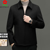 MONTAGUT French wool jacket men's autumn and winter high-end middle-aged dad coat business casual jacket gray regular M size 170 (recommended 100-120 pounds)