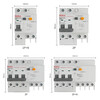 People's Electric RDB5LE leakage protector empty switch dz47 circuit breaker 63a household 220v three-phase 2p32a 10A 1P+N