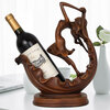 Shantou Lincun European-style creative beauty wine rack decoration living room wine cabinet Bogu rack decoration wine bottle storage wine bracket No. 4 dancing beauty wine rack