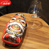 Yingtang Auspicious Lion Dance Red Wine Glass Storage Bag Can Hold Zalto and Sy Burgundy Cups Portable Goblet Protection Case The inner size of the auspicious bag is 27.5x13cm, which can hold zalto/