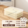Chiweng frozen dumpling box dumpling plate refrigerator quick-frozen dumpling bag dumpling chaos large capacity multi-layer fresh-keeping box pp-frozen transparent queuing dumplings two layers and one cover