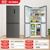 Oaks refrigerator air-cooled frost-free double-door multi-door refrigerator household large-capacity cross-door four-door embedded smart refrigerator first-class energy efficiency 346 liters cross door air-cooled frost-free digital display model