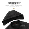 Flying in the snow men's jacket autumn and winter warm plus velvet lining removable hood casual jacket men's black 180