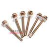 FHJQB external hexagon drill tail screws, color steel tile dovetail self-drilling self-tapping screws, iron sheet screws, sheet steel wire, whole box, length 20 mm (full box, 7000 pieces)
