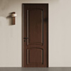 Solid wood door, bedroom door, all solid wood composite painted door, mid-century style set door, room door, interior door, high-end wooden door, solid wood composite painted door A
