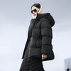 Govan Black Gold Goose Down Jacket Black Pearl Queen 5.0 Five Grid Thickened 2025 New Women's Down Jacket Black M