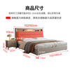 Xiangli Huating cream style simple double bed 1.8m