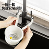 DASKSHA hangable sink drain basket household kitchen sink separates food residue filter basket fruit cleaning rack