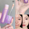 Small purple tube concealer pen to cover and modify blemishes, spots, acne marks, brighten and moisturize the face, 04 pink and white