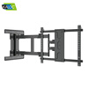 KALOC TV wall-mounted bracket is ultra-thin and can be retracted and rotated 90 degrees. The bracket is suitable for Xiaomi Hisense Sony Thunderbird TCL Skyworth 55 65 75 85 98-inch shelf KLC-DL90 ultra-thin 4.5cm, with a capacity of 90kg