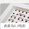 Shantou Lincun supermarket shelf hook hole plate special hook porous plate accessories display rack tool shelf storage hook 32MM center hole distance hook - please measure the hole distance 10 pieces