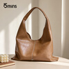 15MINS bag for women 2025 new style soft leather light luxury large capacity shoulder tote bag brand high-end fashion women's bag