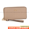 COACH Zip Around 20 Zippered Sandwich Zipper Bag Long Leather Clutch Wallet Women's Basics (Bag + Dust Bag)