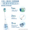 Philips (PHILIPS) Xiao Zhan recommends Sonic Electric Toothbrush Diamond 3 Series New Year Gift Couple Model for Boys and Girlfriends Micro Bubble Water HX5161/05 Matcha Green