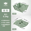 Yusenyi Home Folding Wash Basin Drainage Basket New Living Room Kitchen Storage Hollow Filter Water Washing Fruit Washing Vegetable Basket 1 Pack Green Foldable