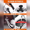 DL Fat Donglai same style gas kettle open flame household firewood 304 stainless steel large capacity induction cooker whistle 304 stainless steel whistle upgraded extra thick version 5.5L 4L (inclusive)-6L (inclusive)