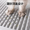 Leyoupai cat litter box fully enclosed anti-splash cat toilet cat large cat poop box cat litter box cat litter box macaron blue