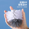 Toilet brush with long handle for cleaning without dead ends, round head toilet brush 360 cleaning