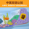 English bilingual version of Wonderful Cave Book Little Fish Finds Mom Click-to-read version Fun early education picture book for 0-3-year-old infants Sensory enlightenment cognitive book Click-to-read audio book Audio book Early education audio book