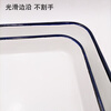 Enamel square plate 20*30 30*40 35*50mm laboratory thickened white tray rectangular plate 18*24 enamel square plate 35*50cm