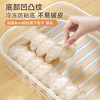 WCZ German dumpling box, household food-grade freezing special sealed fresh-keeping wonton quick-frozen kitchen refrigerator storage box, two layers can hold 60-120 dumplings