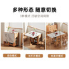 Kono Shijia Slate Folding Dining Table Home Small Household Dining Table Modern Dining Table and Chair Combination Foldable Mobile Dining Table Sideboard Slate Folding Dining Table - Log Color 800cm