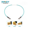 XINQY Xinqiyuan SMP/SMPM super flexible RF adapter cable 0-18GHz low insertion loss stable amplitude coaxial test line cable assembly GPO/GPPO flexible test feeder SMP female-SMP female elbow 1m