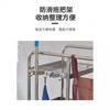 Stainless steel cleaning cart, cleaning cart, tool cart, hotel guest cart, linen cart, property cleaning cart, gray wheel brake wheel cleaning cart (with hook)