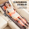 AUX Fully Automatic Kneading Massage Mat Full Body Lying Bed Cushion Multifunctional Cervical Massager Chair Massager Shoulder, Neck, Back and Legs Practical Birthday Gift for Parents and Elders for Men and Women Zunyao Leather Gift Box Pro-148 Head Massage/6 Cross-legged Foot/Electric Lumbar Support