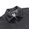 Septwolves Jacket Men's Autumn Lapel Solid Color Wool Jacket Business Casual Wool Warm Easy-Care Commuting Top