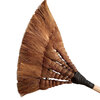 Bingyu AB40121 Industrial wooden handle brown bark broom, brown hair broom, high quality brown hair broom, 5 pieces