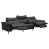 LAZBOYLAZBOY Star Walk full leather 0 wall-mounted electric functional sofa black 2.91m counter same style 7 days