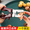 Chestnut opener, chestnut peeling artifact, chestnut peeling machine, peeling clip, chestnut shell scissors, tool peeling machine, two-in-one dual-purpose shelling + shaving (comes with peeling armor)