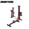 He Jiagong Dumbbell Rowing Machine Home Foldable Multi-Function Fitness Equipment Fat Burning Training Black and Red Rowing Machine Bare Machine No Counterweight + Flying Bird Handle