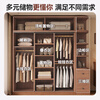 Guyuan Package Installation Wardrobe Bedroom Home New Chinese Style Storage Wardrobe Sliding Door Large Wardrobe 160*200*50 Main Cabinet + Top Cabinet + Side Cabinet
