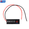 Lithium battery pack power percentage indicator board 3.7V lithium battery 1-8S battery power display anti-reverse connection 4S lithium battery (10.4V-16.8V) No specifications