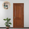 Oak solid wood door bedroom door walnut wood door interior door painted door new Chinese style room set door customization rubber wood solid wood painted door 2 styles