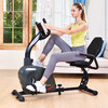 Iosn Horizontal Exercise Bike Home Rehabilitation Bike Magnetic Control Elderly Exercise Equipment Pedal Home Fitness Bike Large Load-bearing Model Stable + Package Installation R07-Lower Limb Exercise-Aerobic Exercise