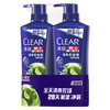 Qingyang men's anti-dandruff shampoo refreshing oil control 570gx2 anti-dandruff fluffy repair shampoo Jingdong self-operated school season