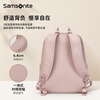 Samsonite Backpack Women's Business Commuting Backpack 14-inch Antibacterial Computer Bag Business Travel Fashion Casual Pink School Bag