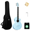 Natasha Solar System Asteroid Ocean Blue Carbon Fiber Folk Beginner Entry Travel Complete Single Guitar