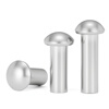 Jinggong m2-m6 304 stainless steel semi-round head solid rivet round head rivet knock stainless steel rivet GB867 6x10 10 pieces
